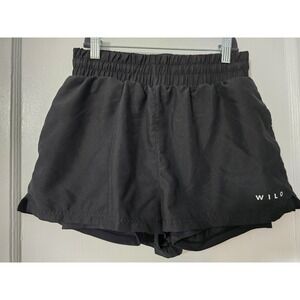 Wilo The Label Black Running Shorts Size Small Women's Lined With Pockets‎